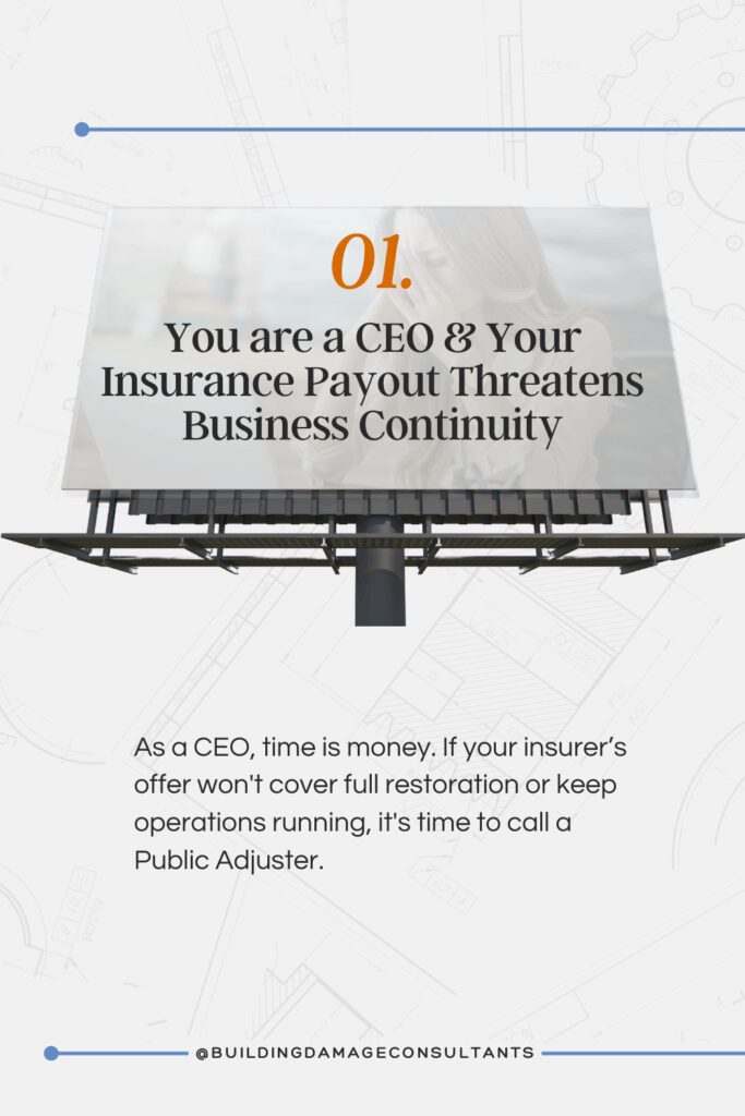 You are a CEO & Your Insurance Payout Threatens Your Business Continuity